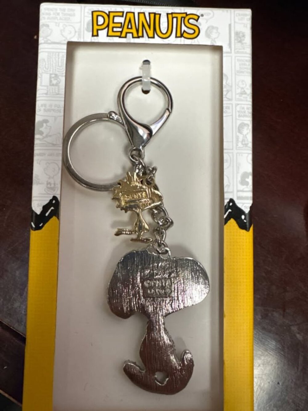 Peanuts Snoopy & Woodstock Rhinestone Bag Charm - New - Picture 7 of 8
